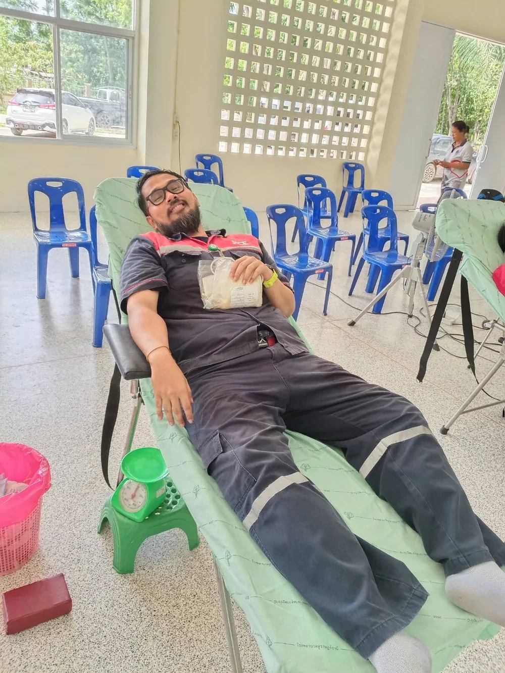 กิจกรรมบริจาคโลหิต ร่วมกับที่ว่าการ อ.ท่าฉาง