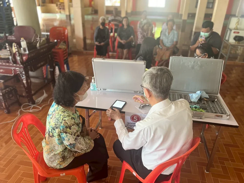 โครงการตรวจวินิจฉัยสายตาประกอบแว่นสายตาเพื่อผู้สูงอายุครั้งที่ 1 ประจำปี 2568